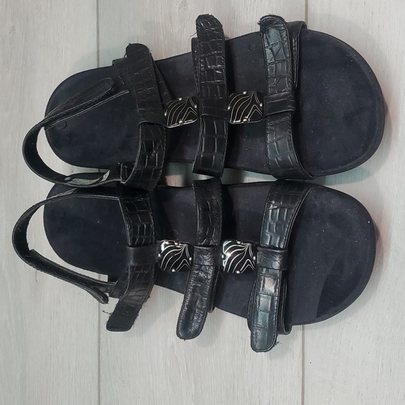 Vionic Women Amber Comfort Hook&loop Sandals Flats shoes sz 9 - Picture 5 of 12